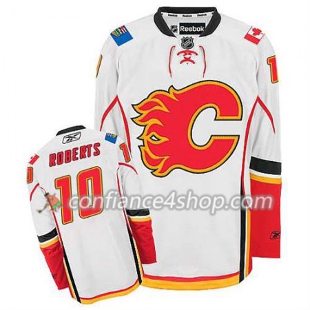 Reebok Maillot de Hockey Calgary Flames Gary Roberts #10 Extérieur rouge - Homme