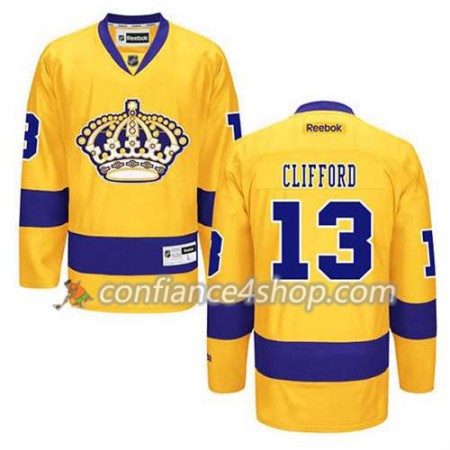 Reebok Maillot de Hockey Los Angeles Kings Kyle Clifford #13 Premier Third Or - Femme Reebok Maillot de Hockey Los Angeles Kings Kyle Clifford #13 Premier Third Or - Femme