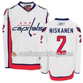 Reebok Maillot de Hockey Washington Capitals Matt Niskanen #2 Extérieur blanc - Homme