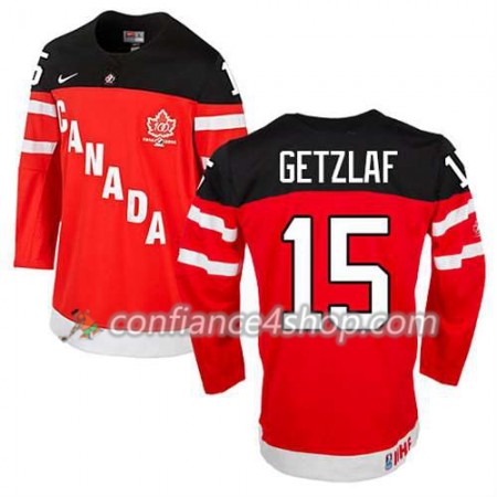 Maillot de Hockey Premier Olympic-Canada Team Ryan Getzlaf #15 100th Anniversary rouge - Homme