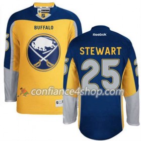 Reebok Maillot de Hockey Buffalo Sabres Chris Stewart 25 Third Or - Homme