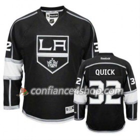 Reebok Maillot de Hockey Los Angeles Kings Jonathan Quick #32 Domicile Noir - Homme