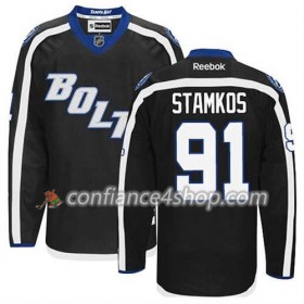 Reebok Maillot de Hockey Tampa Bay Lightning Steven Stamkos #91 Third Noir - Homme