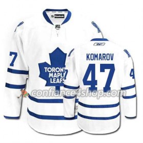 Reebok Maillot de Hockey Toronto Maple Leafs Leo Komarov #47 Extérieur blanc - Homme