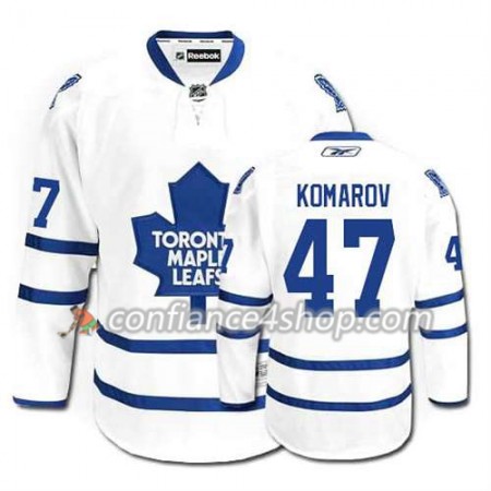 Reebok Maillot de Hockey Toronto Maple Leafs Leo Komarov #47 Extérieur blanc - Homme