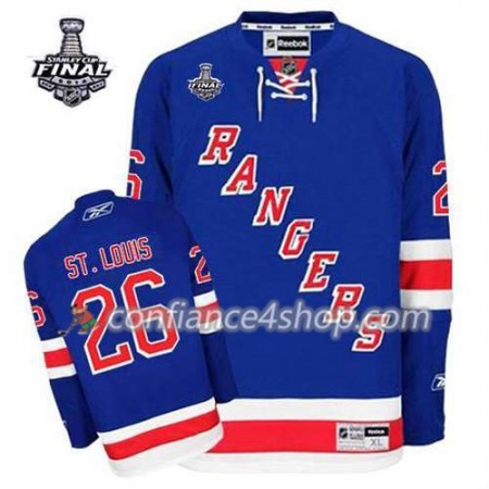 Maillot de Hockey New York Rangers Martin St. Louis #26 Domicile Bleu royal 2014 Stanley Cup - Homme Maillot de Hockey New York Rangers Martin St. Louis #26 Domicile Bleu royal 2014 Stanley Cup - Homme