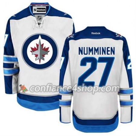 Reebok Maillot de Hockey Winnipeg Jets Teppo Numminen #27 Extérieur blanc - Homme