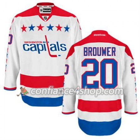 Reebok Maillot de Hockey Washington Capitals Troy Brouwer #20 Third blanc - Homme