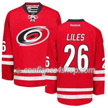 Reebok Maillot de Hockey Carolina Hurricanes John-Michael Liles #26 Domicile rouge - Homme Reebok Maillot de Hockey Carolina Hurricanes John-Michael Liles #26 Domicile rouge - Homme