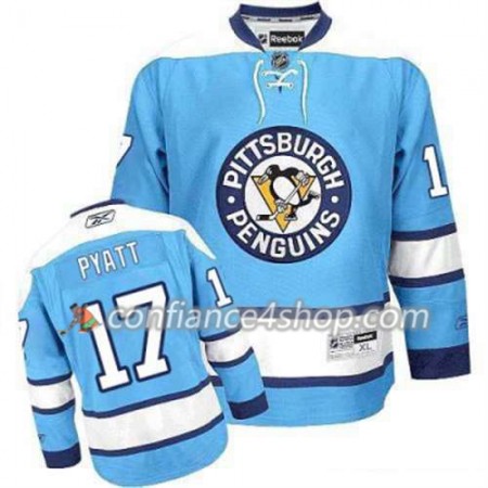 Reebok Maillot de Hockey Pittsburgh Penguins Taylor Pyatt 17 Bleu clair Third - Homme