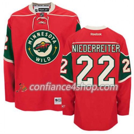 Reebok Maillot de Hockey Minnesota Wild Nino Niederreiter #22 Domicile rouge - Homme Reebok Maillot de Hockey Minnesota Wild Nino Niederreiter #22 Domicile rouge - Homme