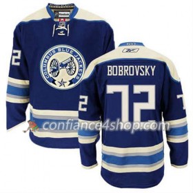 Reebok Maillot de Hockey Columbus Blue Jackets Sergei Bobrovsky #72 Third Bleu marin - Homme
