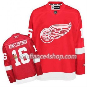 Reebok Maillot de Hockey Detroit Red Wings Vladimir Konstantinov #16 Domicile rouge - Homme