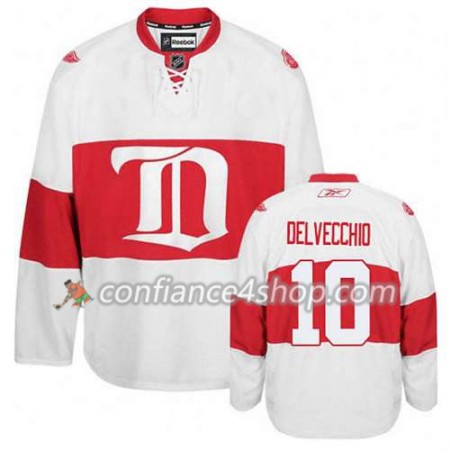 Reebok Maillot de Hockey Detroit Red Wings Alex Delvecchio #10 Third Winter Classic blanc - Homme