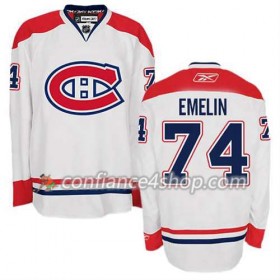 Reebok Maillot de Hockey Montreal Canadiens Alexei Emelin #74 Extérieur blanc - Homme