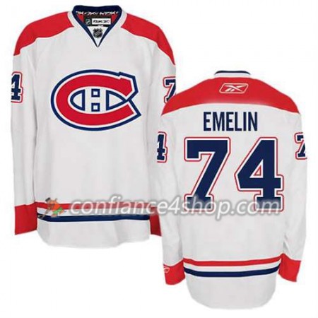 Reebok Maillot de Hockey Montreal Canadiens Alexei Emelin #74 Extérieur blanc - Homme