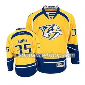 Reebok Maillot de Hockey Nashville Predators Pekka Rinne #35 Domicile Or - Homme