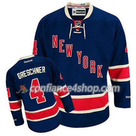 Reebok Maillot de Hockey New York Rangers Ron Greschner #4 Third Bleu marin - Homme Reebok Maillot de Hockey New York Rangers Ron Greschner #4 Third Bleu marin - Homme