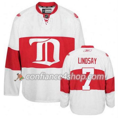 Reebok Maillot de Hockey Detroit Red Wings Ted Lindsay #7 Third blanc - Homme
