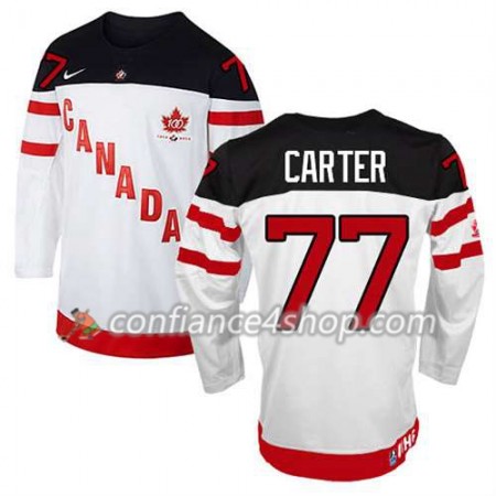 Maillot de Hockey Premier Olympic-Canada Team Jeff Carter #77 100th Anniversary blanc - Homme