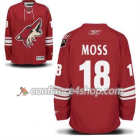Reebok Maillot de Hockey Phoenix Coyotes David Moss 18 Rouge Domicile - Homme