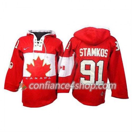 Maillot de Hockey Premier Olympic-Canada Team Steven Stamkos #91 rouge - Homme