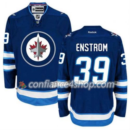 Reebok Maillot de Hockey Winnipeg Jets Toby Enstrom #39 Domicile Bleu marin - Homme