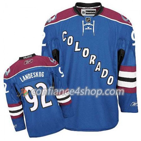 Reebok Maillot de Hockey Colorado Avalanche Gabriel Landeskog #92 Third Bleu - Homme