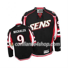 Reebok Maillot de Hockey Ottawa Senators Milan Michalek #9 Third Noir - Homme
