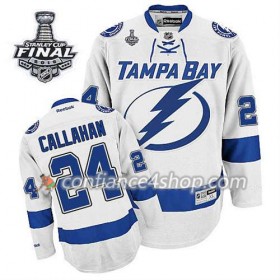 Maillot de Hockey Tampa Bay Lightning Ryan Callahan#24 Extérieur blanc 2015 Stanley Cup - Femme